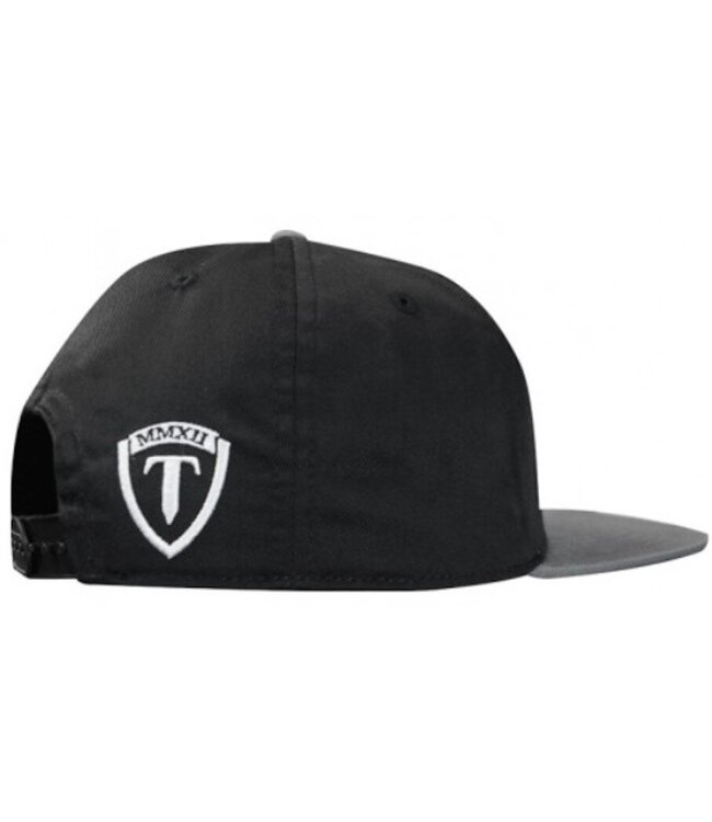 TORQUE Sports Stealth Snapback Hut Cap Schwarz Grau