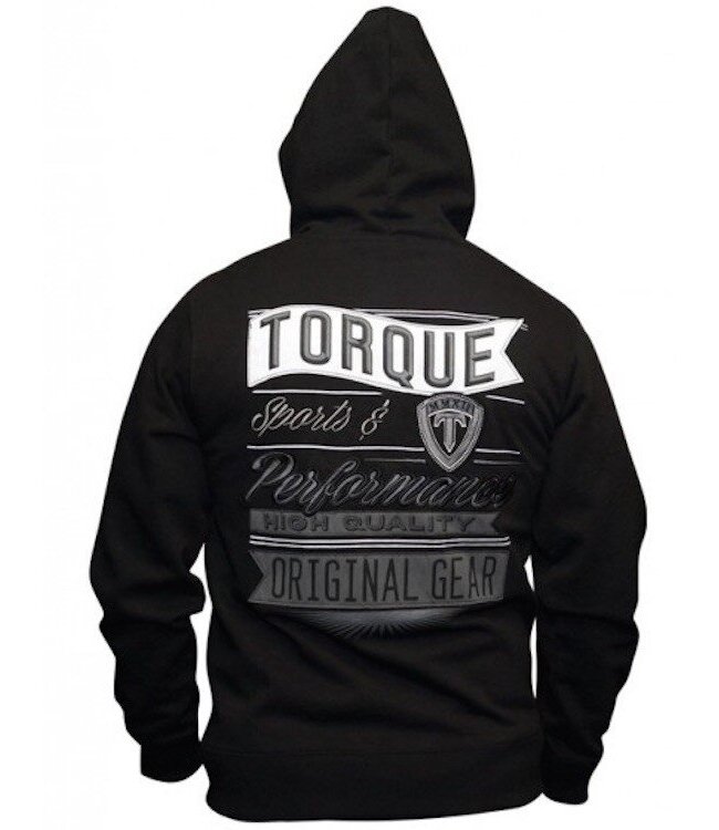 Torque Sports The Bomber Zipper Hoodie Zwart