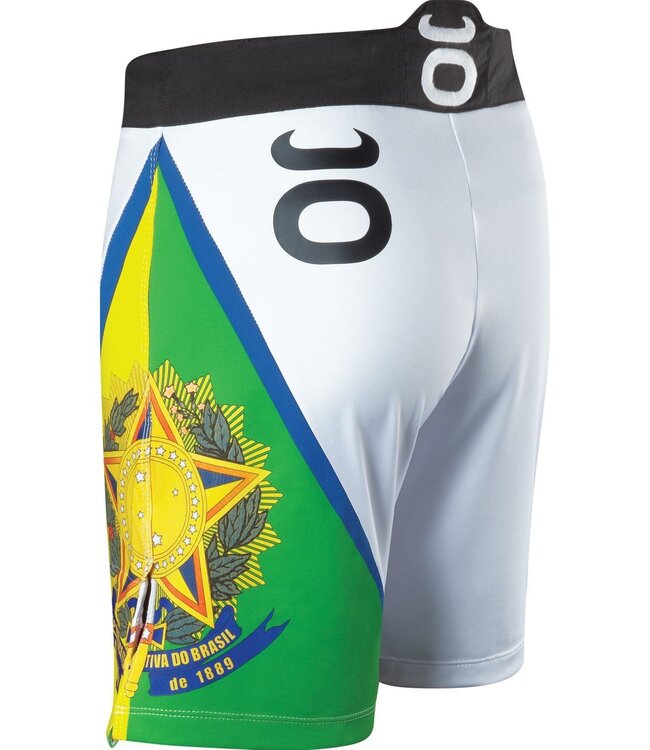 Tenacity Tenacity Brazil Resurgence MMA Fightshorts Weiß