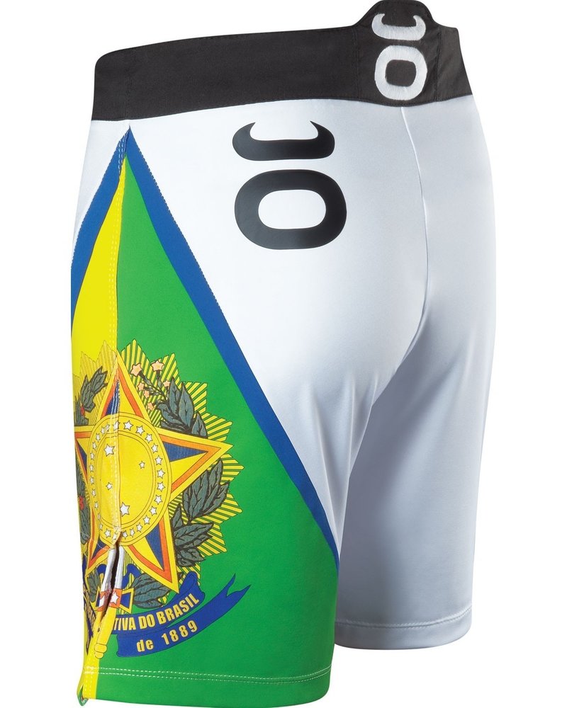 Tenacity Tenacity Brazil Resurgence MMA Fight Shorts White