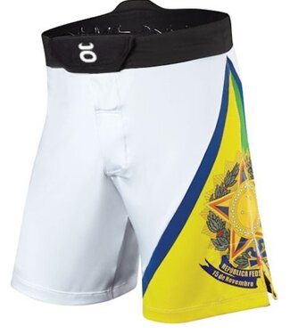 Tenacity Brazil Resurgence MMA Fightshorts Weiß