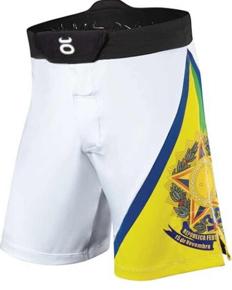 Tenacity Tenacity Brazil Resurgence MMA Fight Shorts White