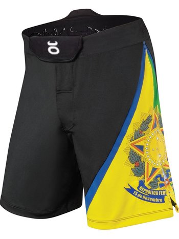 Tenacity Tenacity Brazil Resurgence MMA Kampfshorts Schwarz