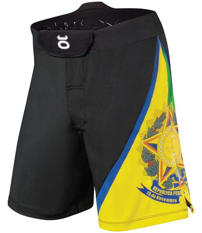 Tenacity Tenacity Brazil Resurgence MMA Kampfshorts Schwarz