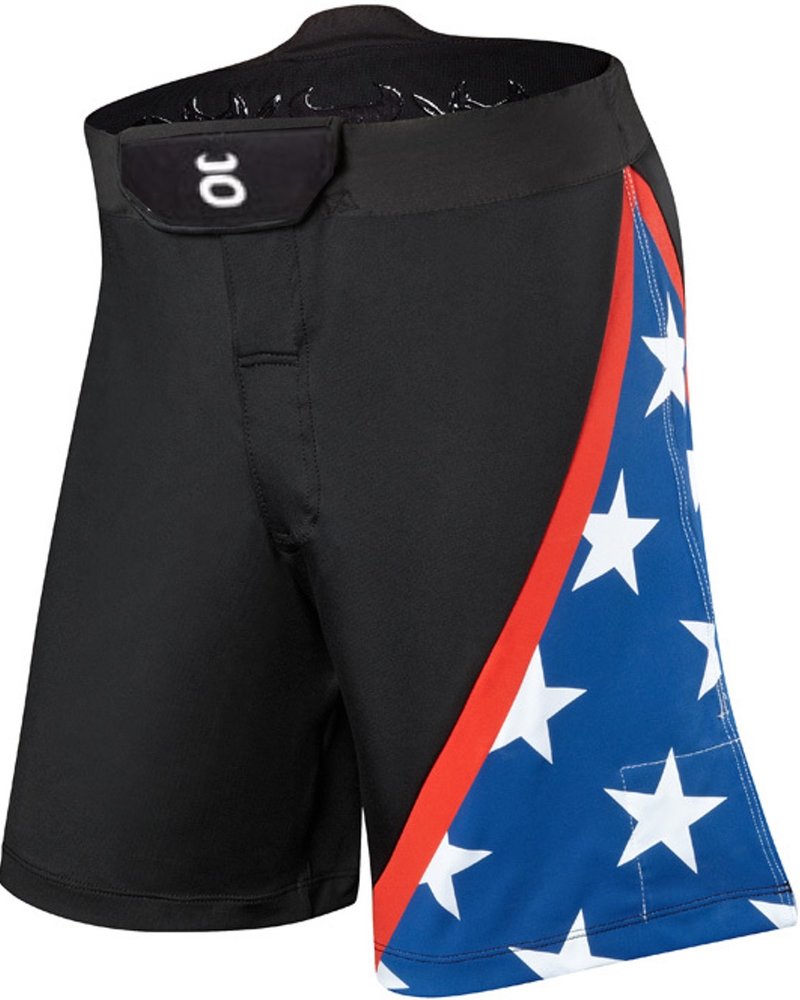 Tenacity Tenacity USA Resurgence Fight Shorts Schwarz