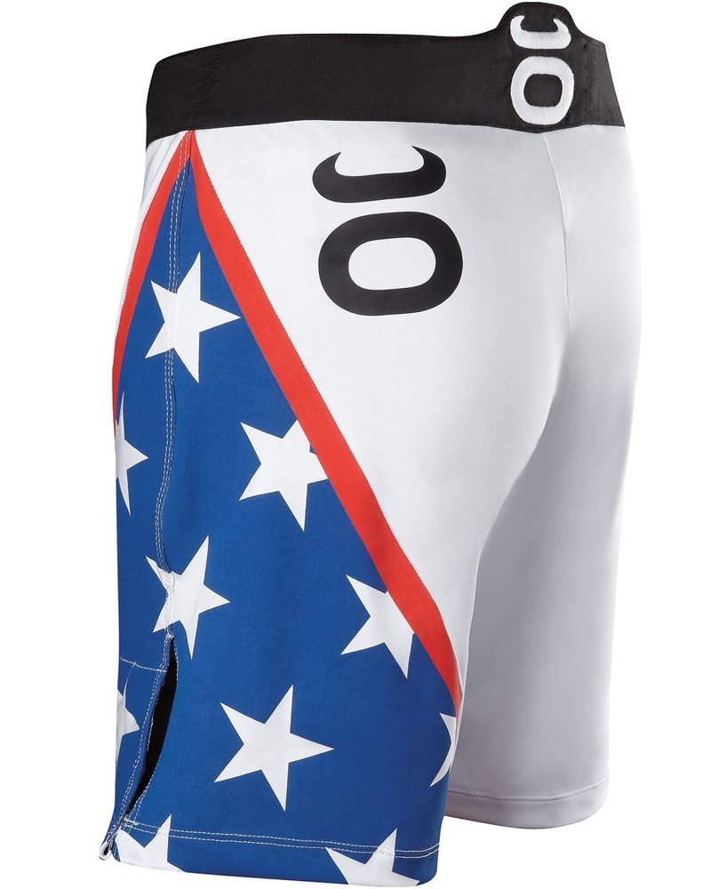 Tenacity Tenacity USA Resurgence Fightshorts Weiß