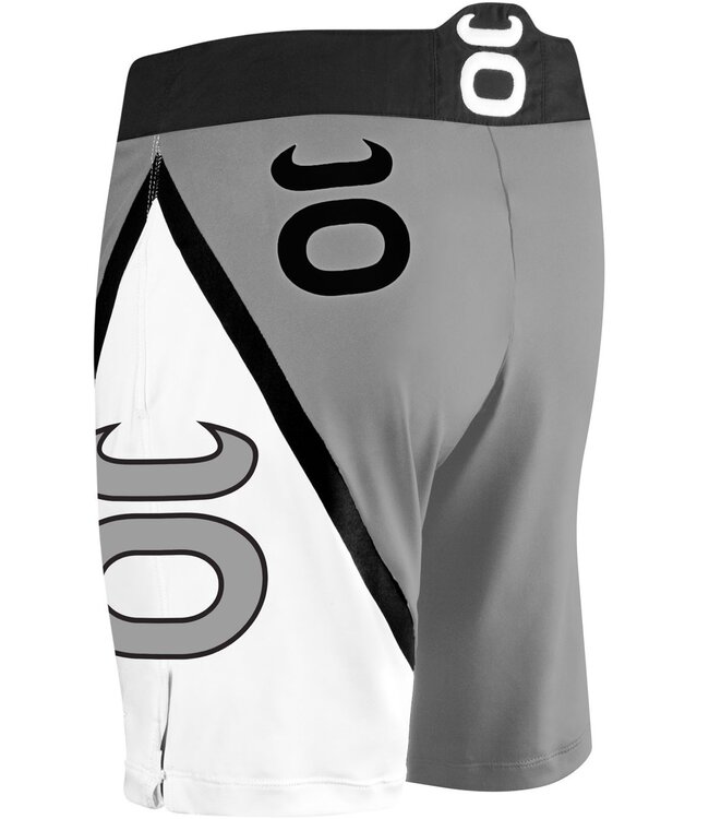 Tenacity Tenacity Resurgence Fight Shorts Grau Weiß