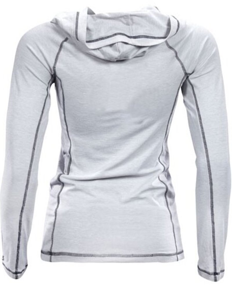 Tenacity Tenacity Damen Henley Hoodie Weiß