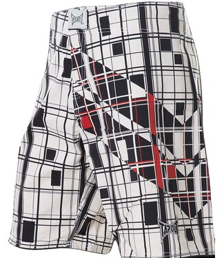 TapouT TapouT Super Stripe Boardshorts White