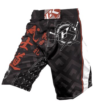 Contract Killer Hakamo Fightshorts Schwarz Weiß
