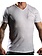TapouT TapouT White Line Stiches T-Shirt Baumwolle V-Ausschnitt Weiß