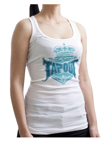 TapouT TapouT Damen Roxanne Crown Tanktop Weiß