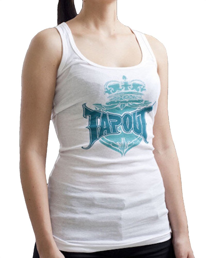 TapouT TapouT Dames Roxanne Crown Tank Top Wit