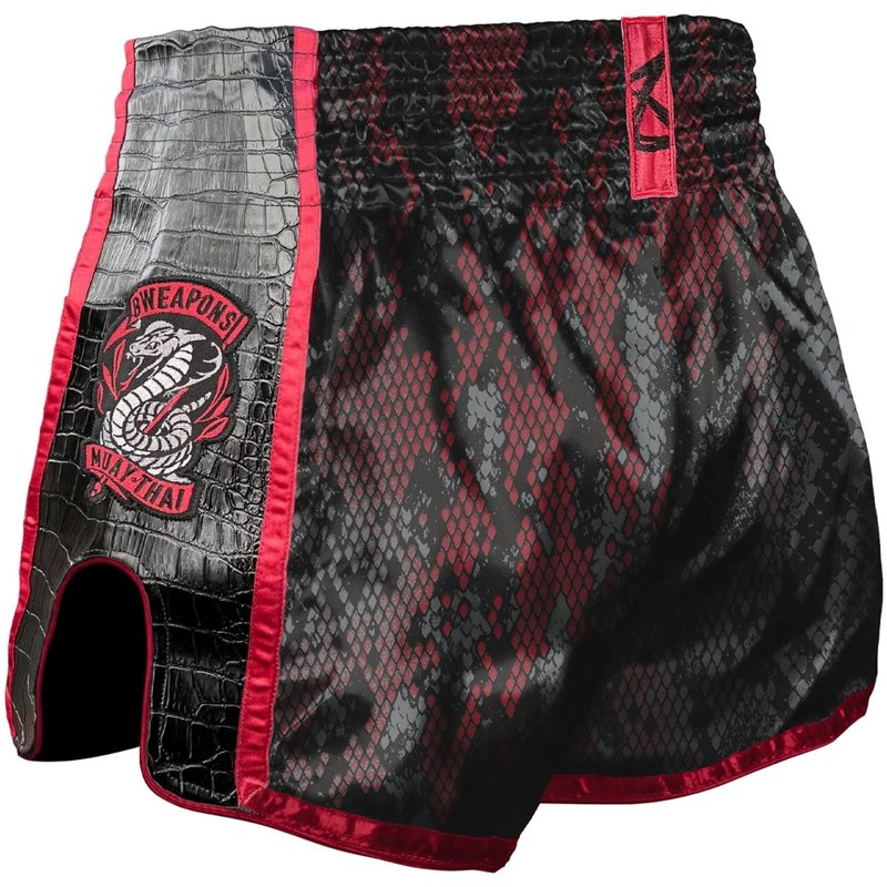 8 Weapons 8 WEAPONS Muay Thai Shorts Snake Red