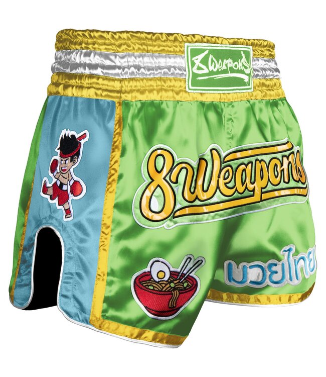 8 Weapons Muay Thai Short Yummie Grün