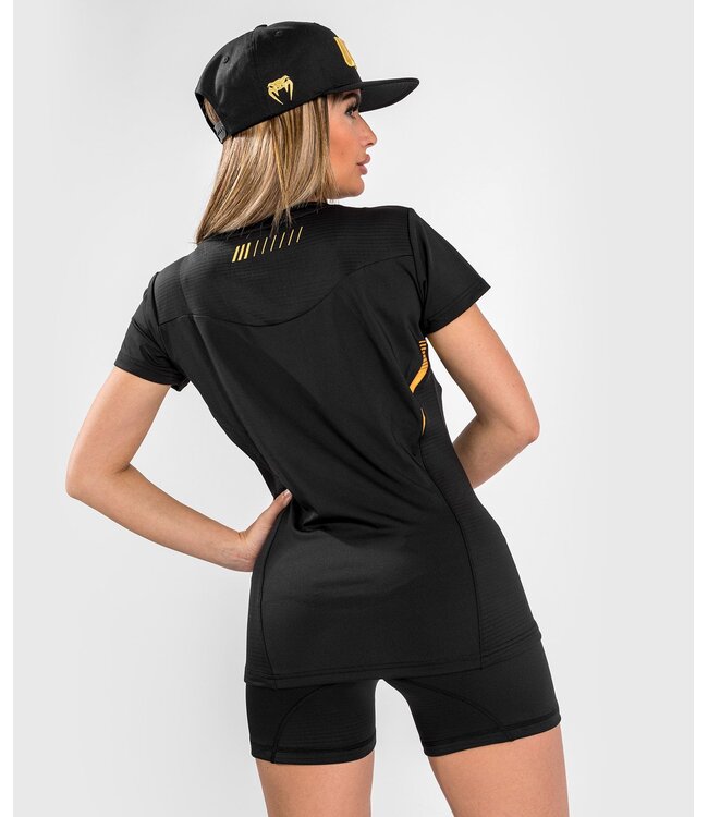 Venum Venum Tempest 2.0 Dry Tech T-shirt Dames Zwart Goud