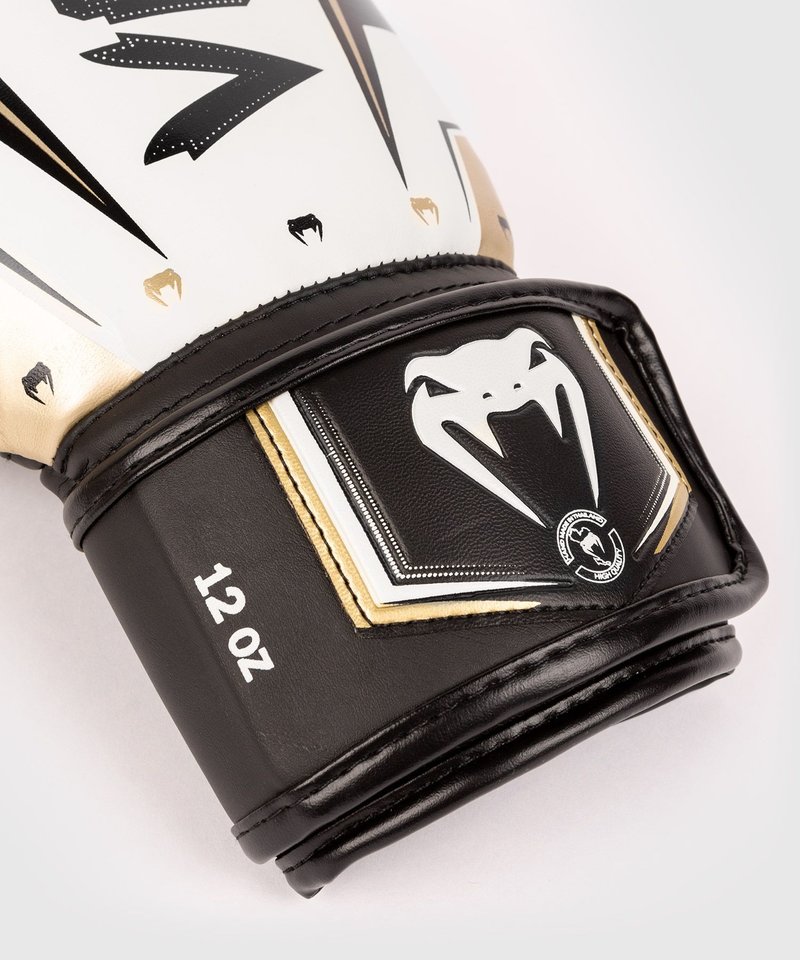 Venum Venum Elite Evo Kickboxing Gloves White Gold