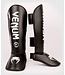 Venum Challenger Kids Shin Guards Black White
