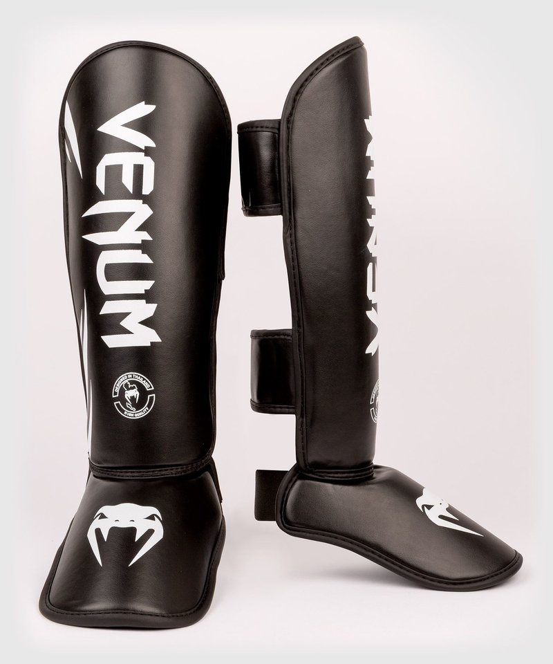 Venum Venum Challenger Kids Shin Guards Black White