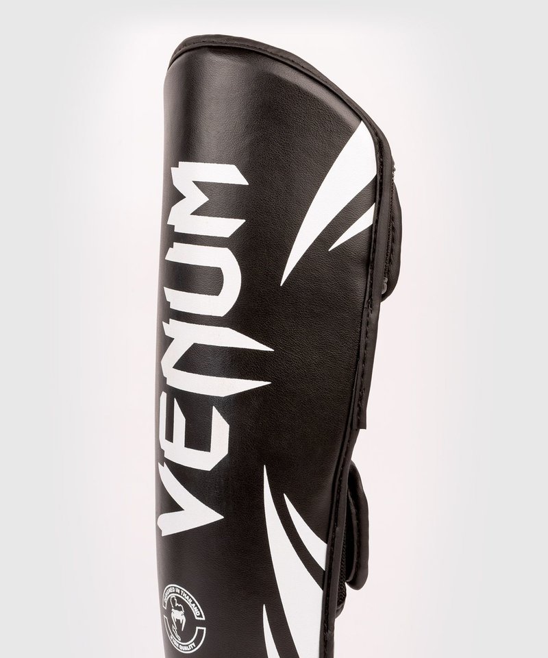 Venum Venum Challenger Kids Shin Guards Black White