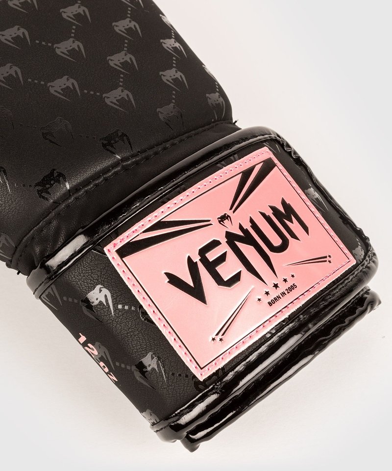 Venum Venum Impact Monogram Boxhandschuhe Schwarz-Rosa-Gold