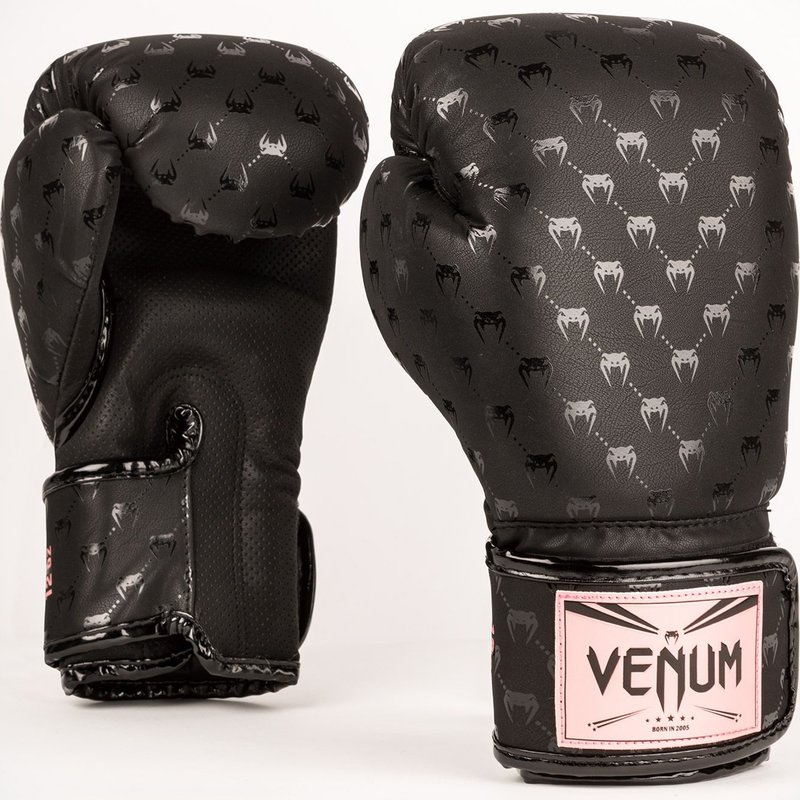 Venum Venum Impact Monogram Boxhandschuhe Schwarz-Rosa-Gold