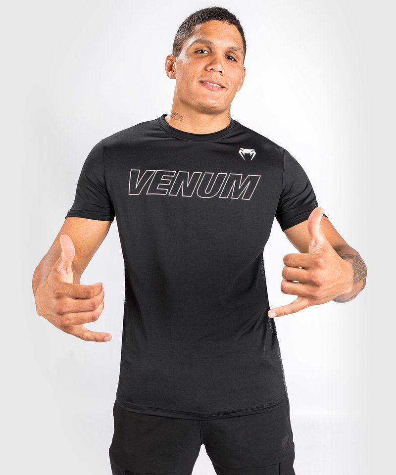 Venum Venum Classic Evo Dry Tech T-shirt Zwart Wit