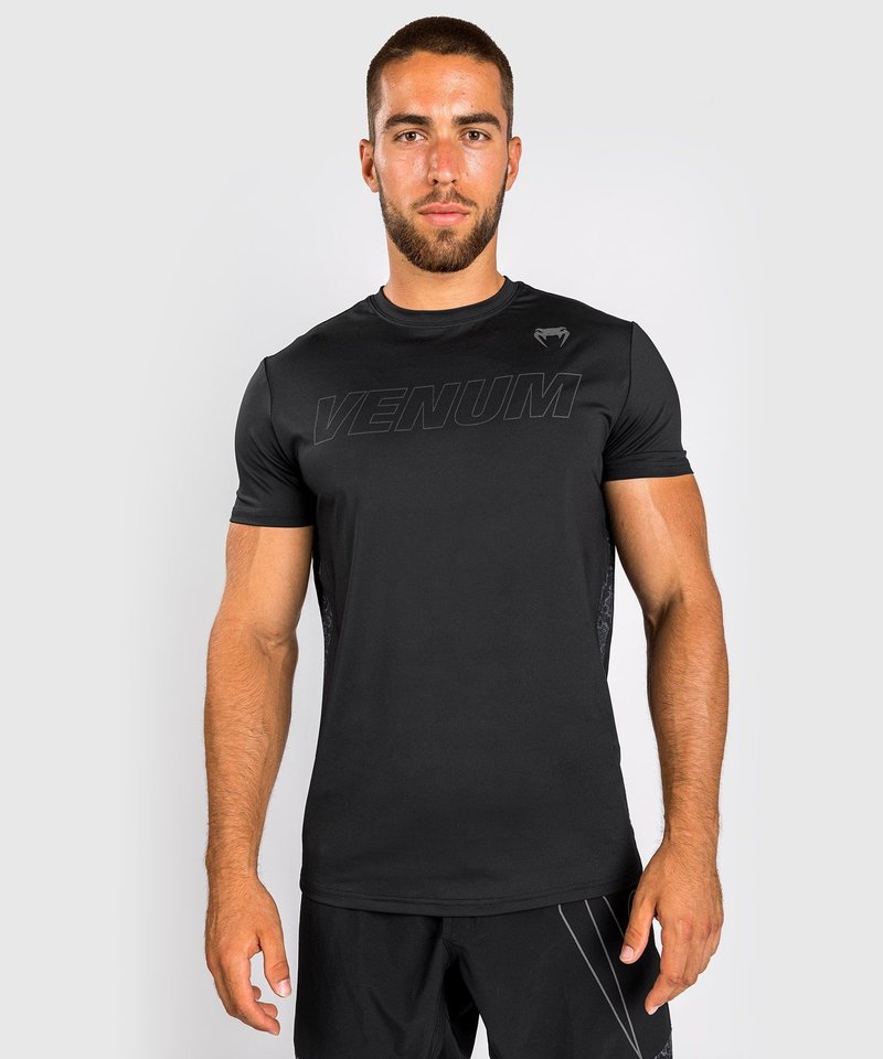 Venum Venum Classic Evo Dry Tech T-Shirt Black Black Reflective