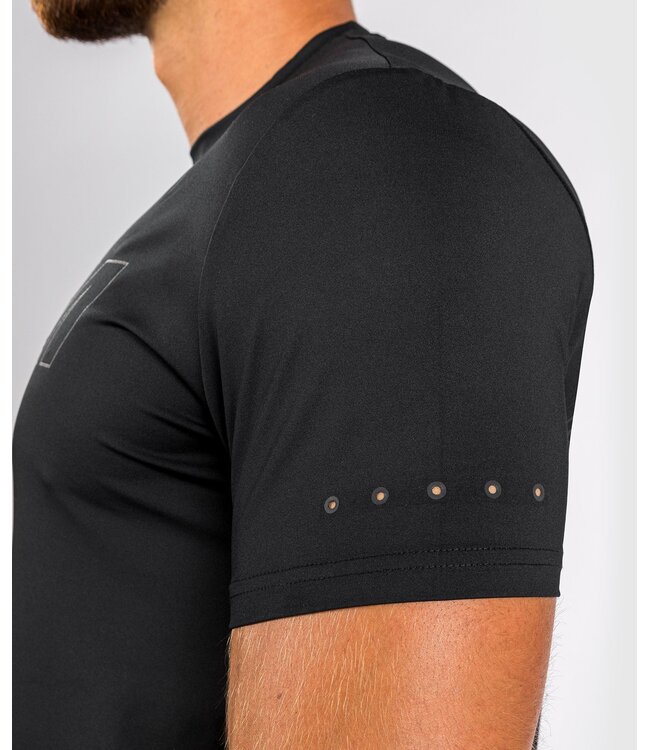 Venum Classic Evo Dry Tech T-Shirt Black Black Reflective