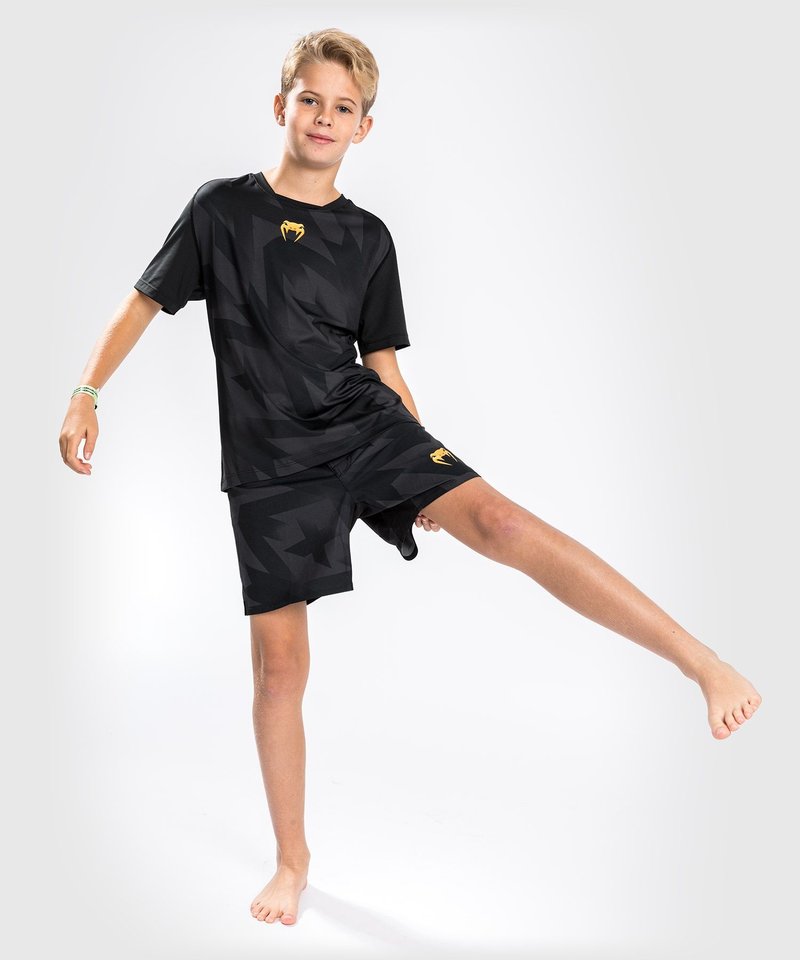 Venum Venum Razor Dry Tech T-Shirt Kids Black Gold