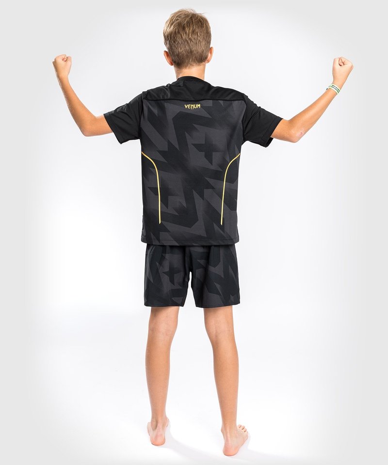 Venum Venum Razor Dry Tech T-Shirt Kinder Schwarz Gold