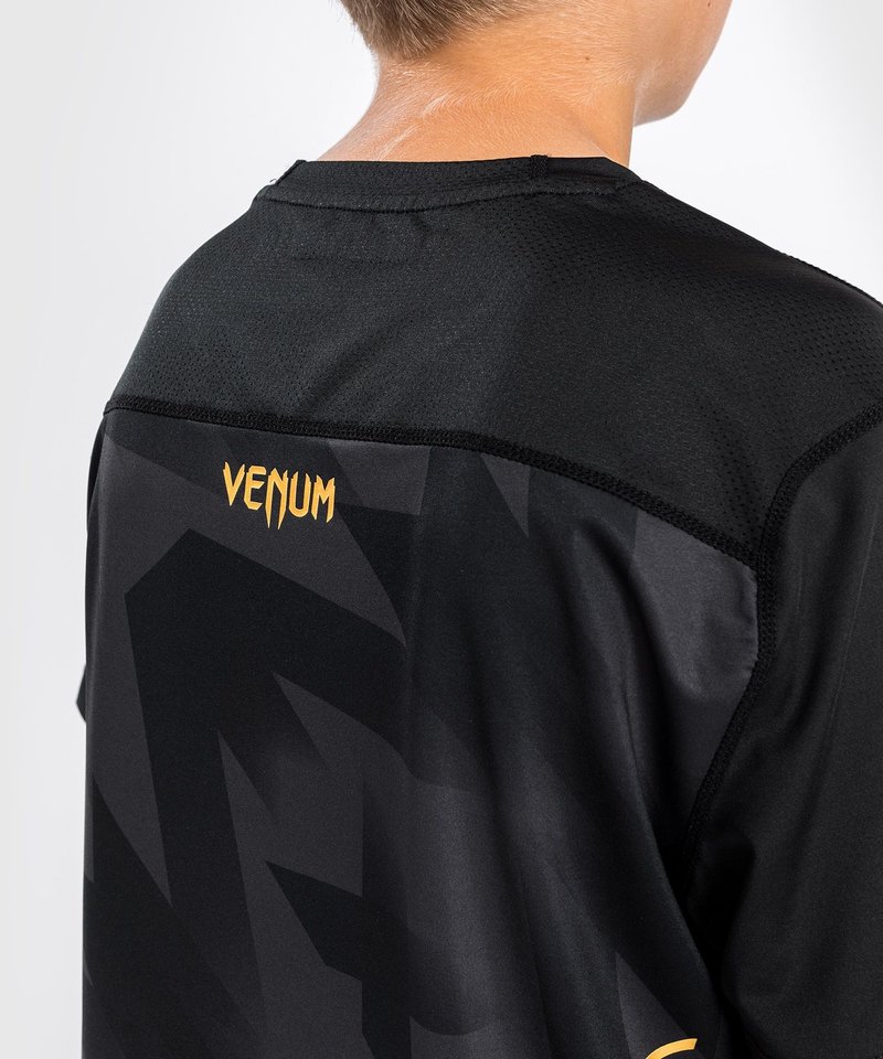 Venum Venum Razor Dry Tech T-Shirt Kinder Schwarz Gold