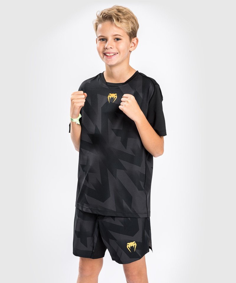 Venum Venum Razor Dry Tech T-Shirt Kids Black Gold