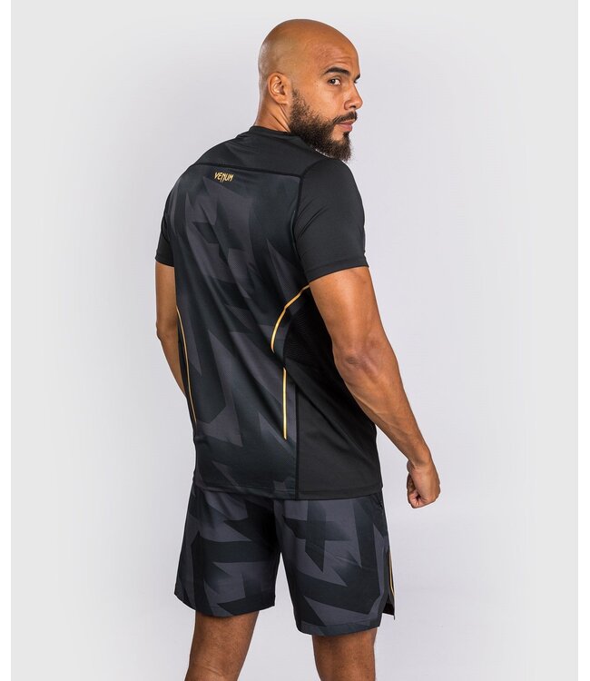 Venum Razor Dry Tech T-shirt Zwart Goud