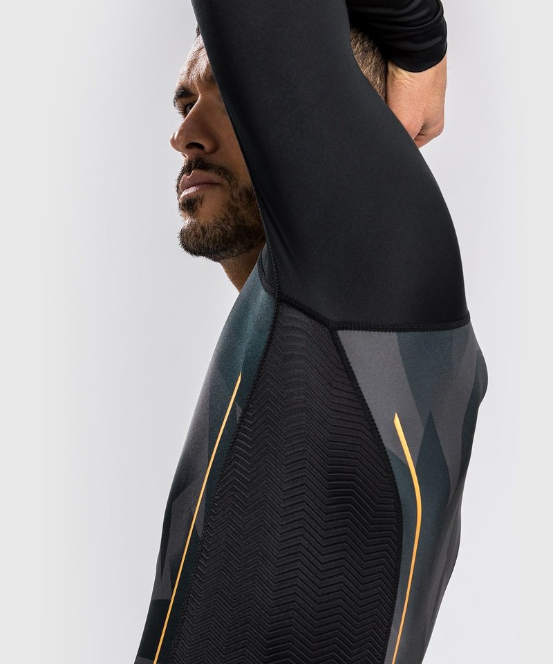 Venum Venum Razor Rash Guard Langarm Schwarz Gold