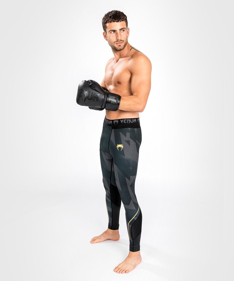 Venum Venum Razor Sports Leggings Spats Black Gold