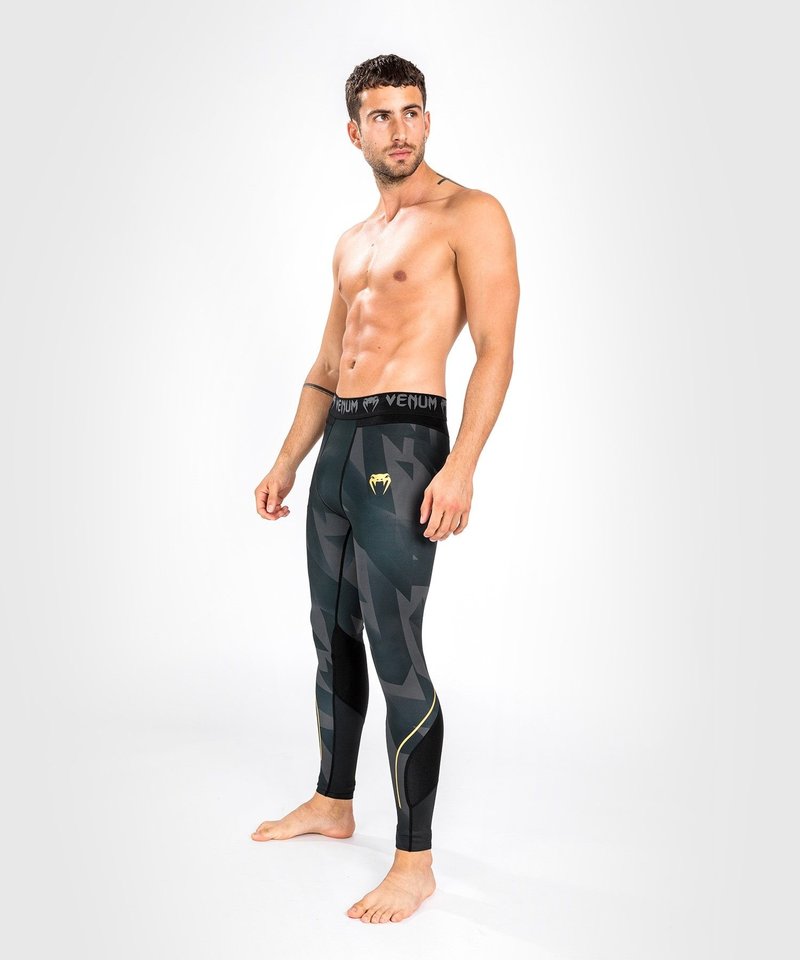 Venum Venum Razor Sportlegging Tights Spats Zwart Goud