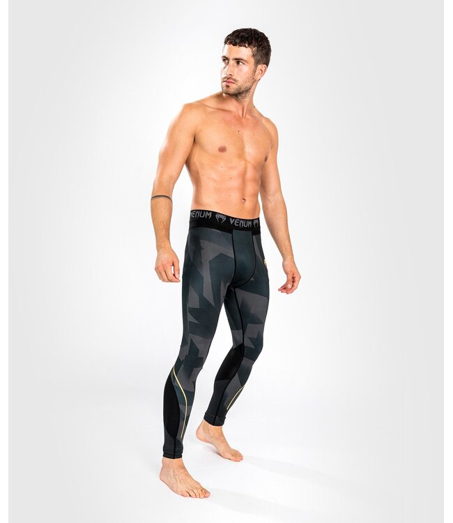 Venum Razor Sports Leggings Spats Black Gold