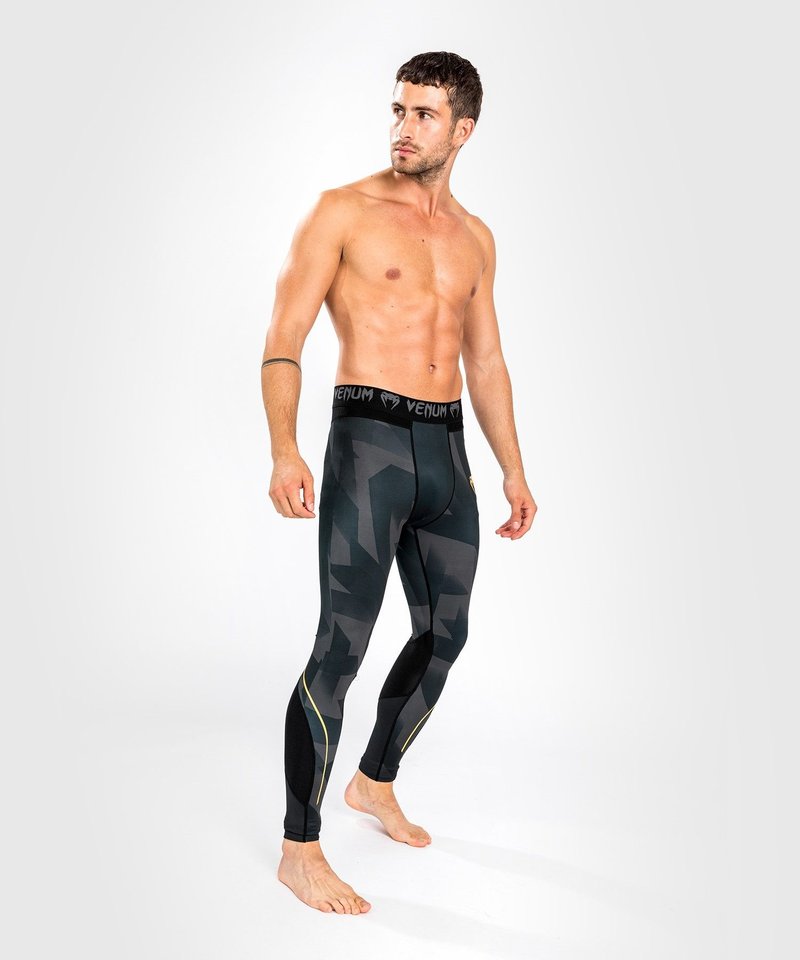 Venum Venum Razor Sportlegging Tights Spats Zwart Goud