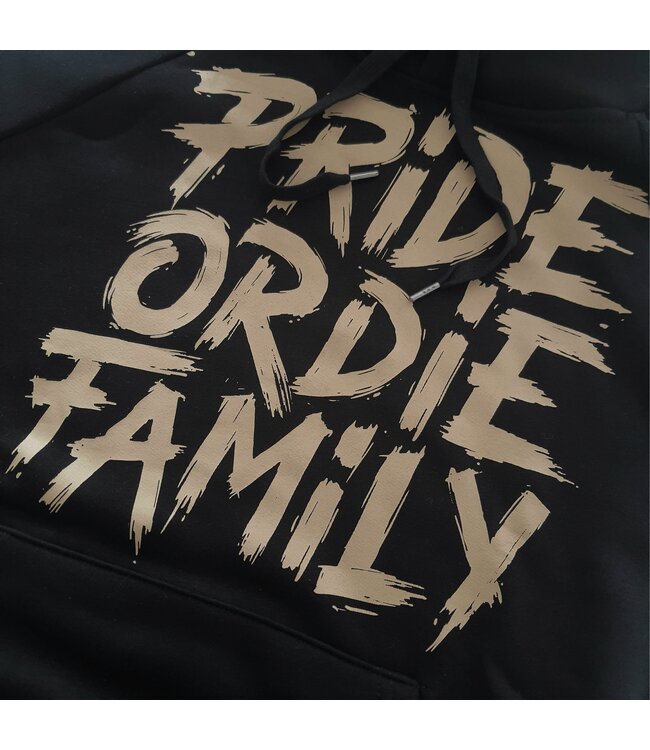 PRiDE or DiE Hoody Sweater FAMILY V.2 Zwart