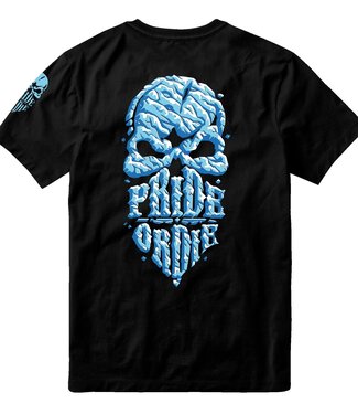 Pride or Die PRiDE or DiE Reckless Ice T Shirt Zwart