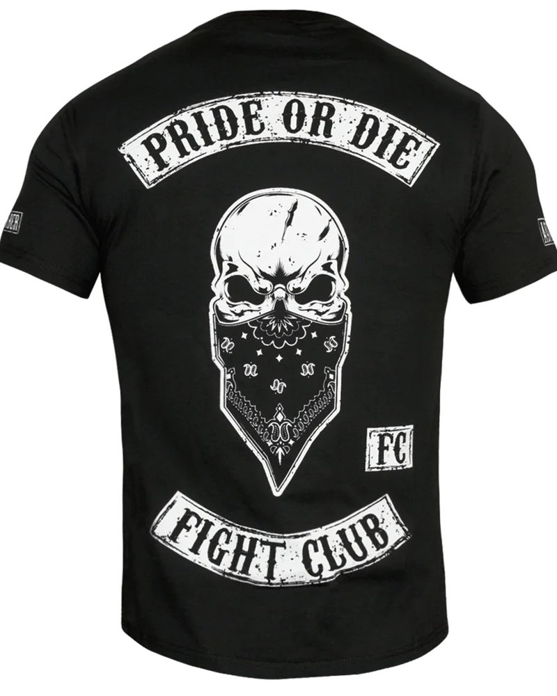 Pride or Die PRiDEorDiE "FIGHT CLUB" T Shirt Black