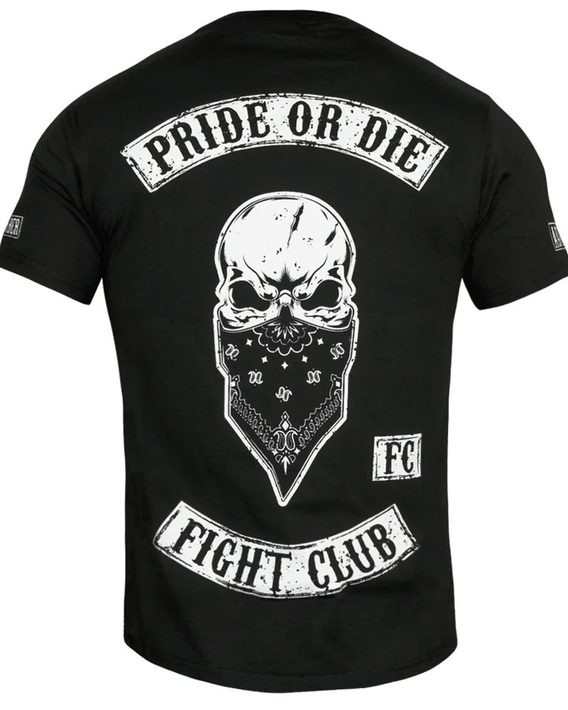 Pride or Die PRiDEorDiE FIGHT CLUB T-Shirt Schwarz