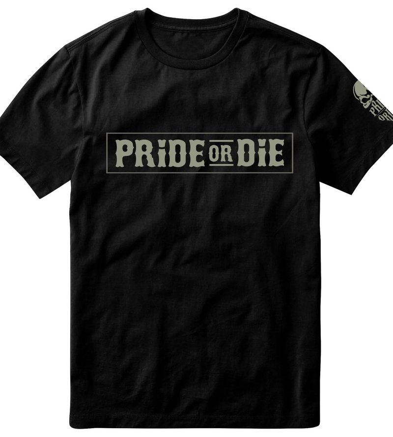 Pride or Die PRiDE or DiE FC MAYANS V.2 T Shirt Black