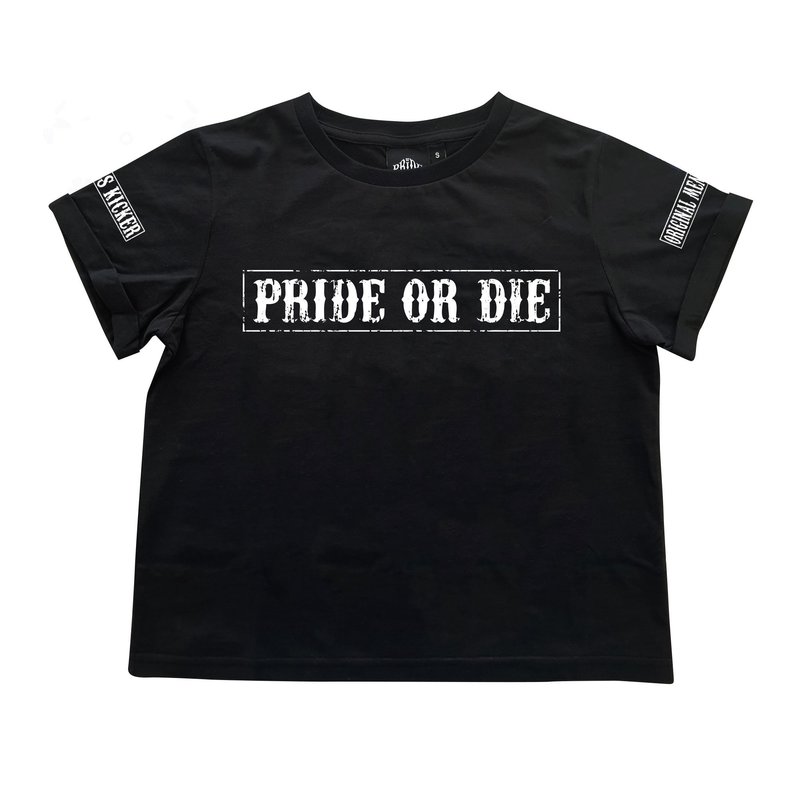 Pride or Die PRiDE or DiE Fight Club Women T-Shirt Black