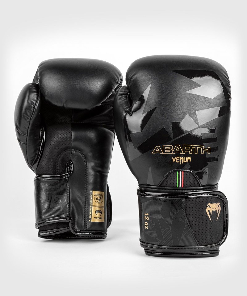 Venum Venum Abarth #1 Boxing Gloves Black Gold