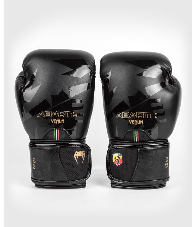 Venum Abarth #1 (Kick)Bokshandschoenen Zwart Goud