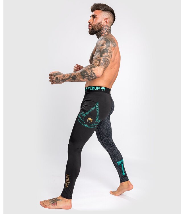 Venum Assassin's Creed Reloaded Sports Leggings Spats Black