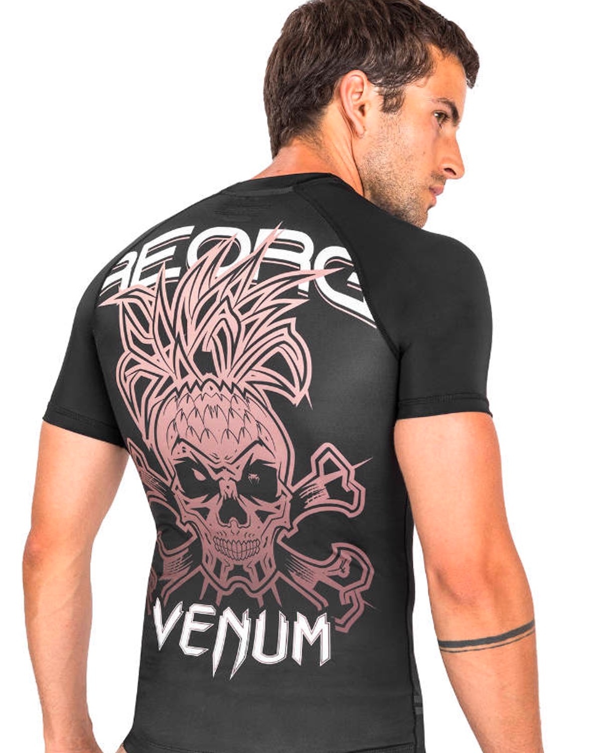 Rashguard Venum Santa Muerte 5.0 korte mouwen Zwart-Goud – Combat Arena Rashguard Venum Santa Muerte 5.0 korte mouwen Zwart-Goud – Combat Arena