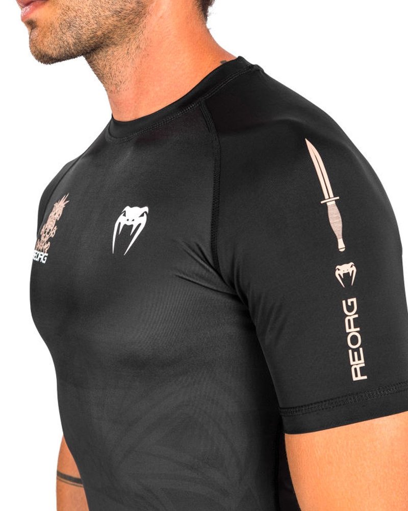 Venum Venum Reorg Rash Guard Korte Mouwen Zwart